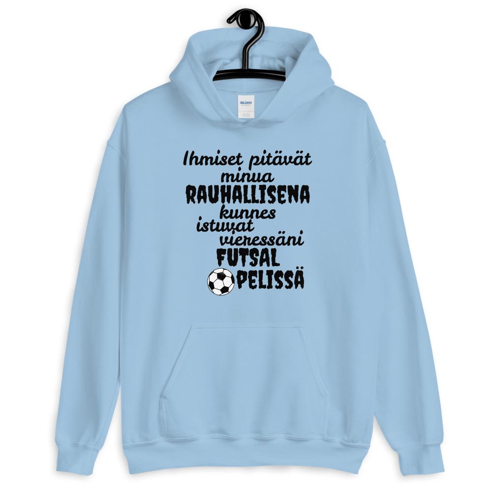 Rauhallisena kunnes futsal huppari unisex - FourFan