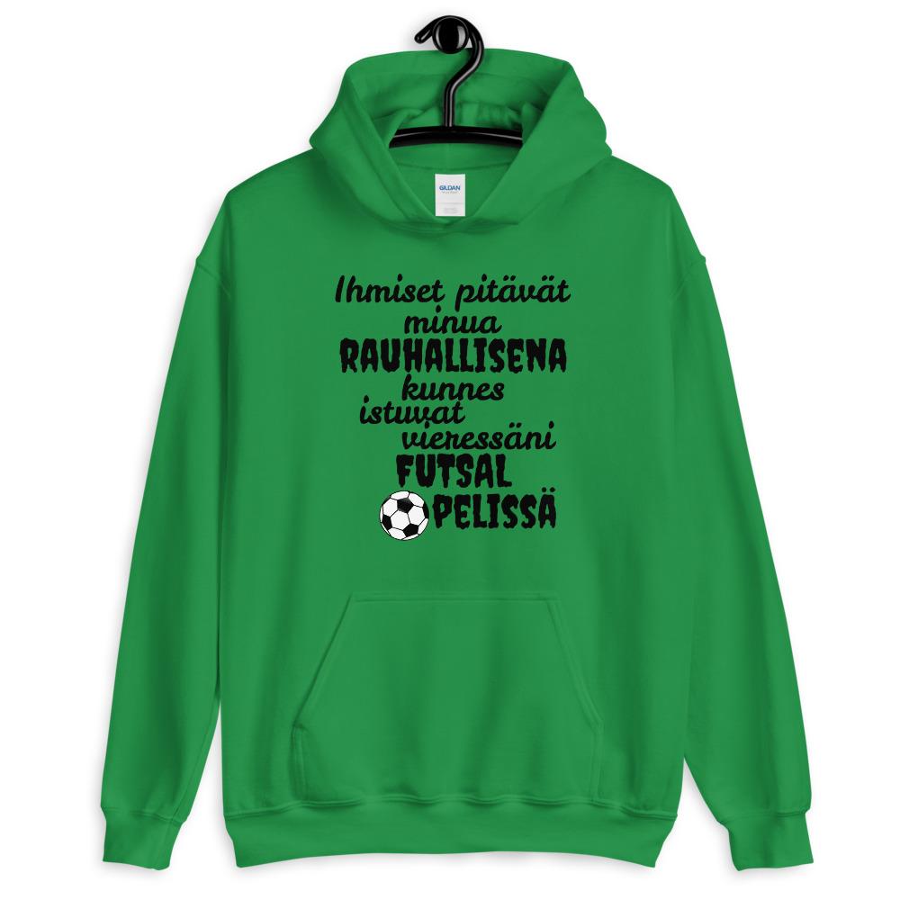 Rauhallisena kunnes futsal huppari unisex - FourFan