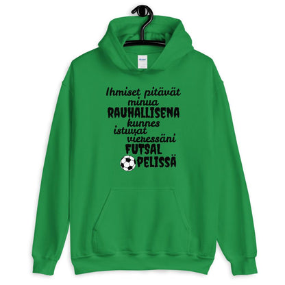 Rauhallisena kunnes futsal huppari unisex - FourFan