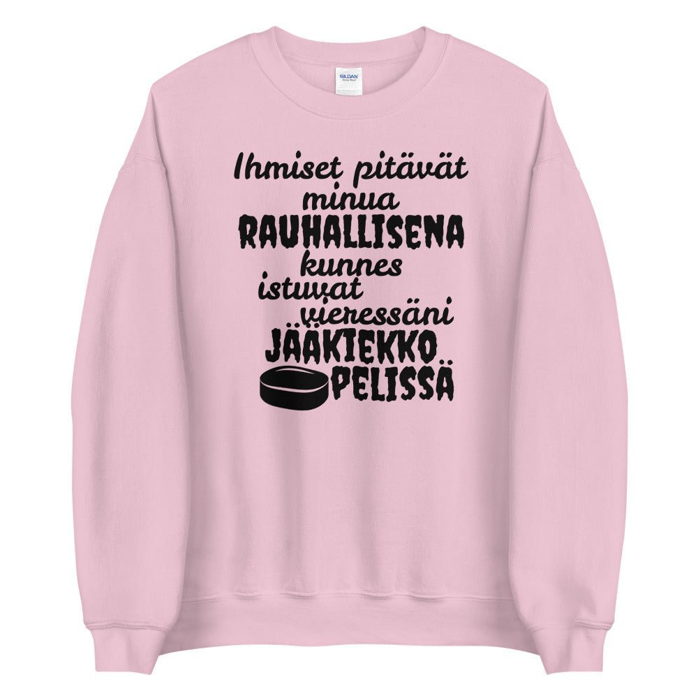 Rauhallisena kunnes jääkiekko collage (myös kokoja 3XL-5XL) - FourFan