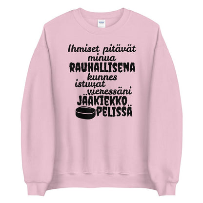 Rauhallisena kunnes jääkiekko collage (myös kokoja 3XL-5XL) - FourFan