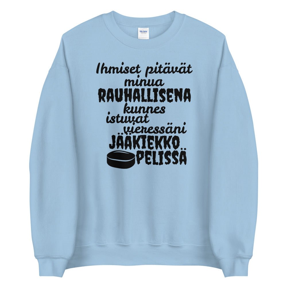 Rauhallisena kunnes jääkiekko collage (myös kokoja 3XL-5XL) - FourFan