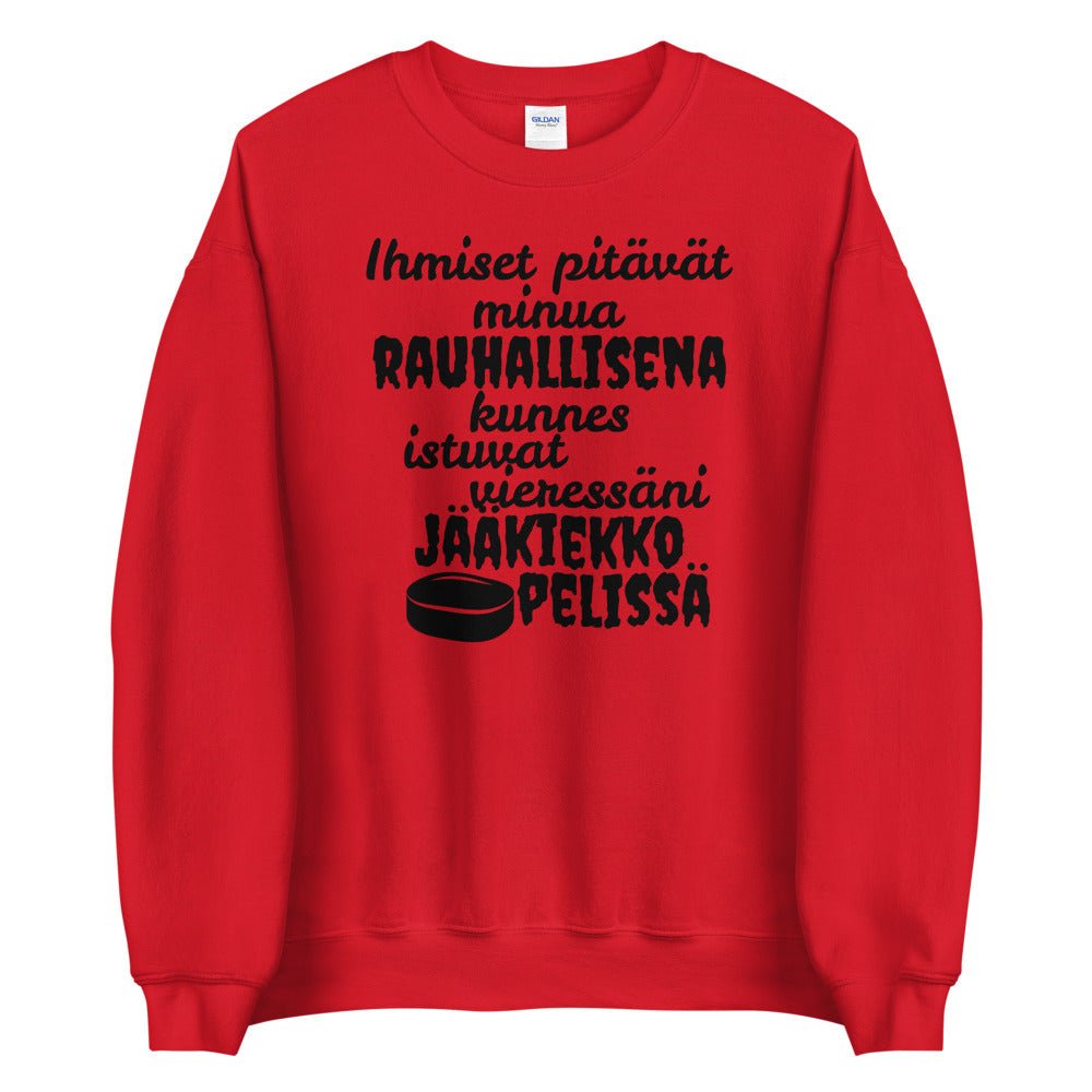 Rauhallisena kunnes jääkiekko collage (myös kokoja 3XL-5XL) - FourFan