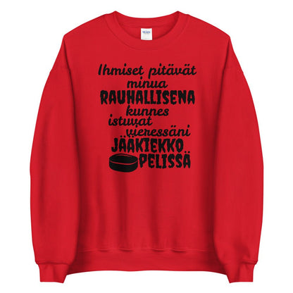 Rauhallisena kunnes jääkiekko collage (myös kokoja 3XL-5XL) - FourFan