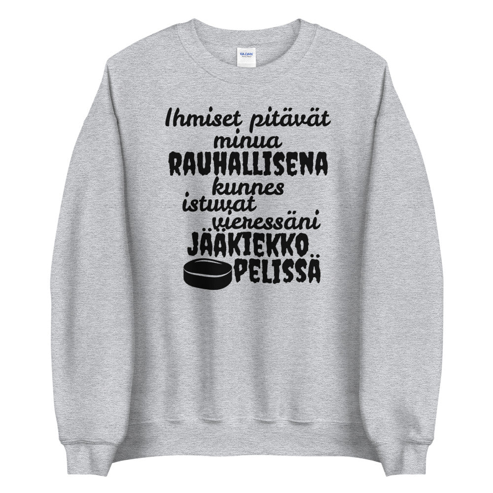 Rauhallisena kunnes jääkiekko collage (myös kokoja 3XL-5XL) - FourFan