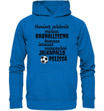 Lataa kuva Galleria-katseluun, Rauhallisena kunnes jalkapallo huppari unisex - Basic Unisex Hoodie - FourFan
