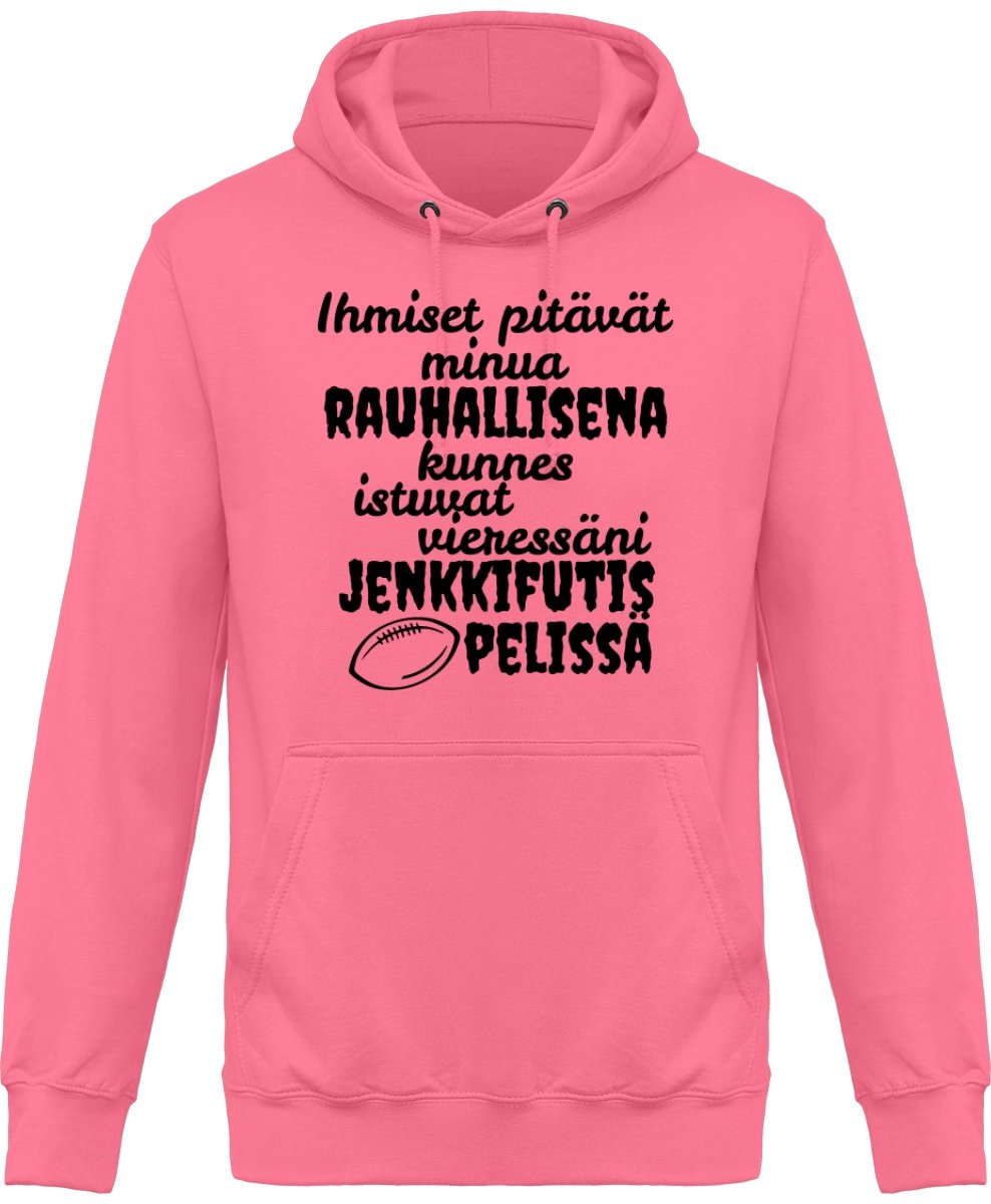 Rauhallisena kunnes jenkkifutis huppari unisex - FourFan