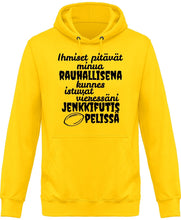 Load image into Gallery viewer, Rauhallisena kunnes jenkkifutis huppari unisex - FourFan
