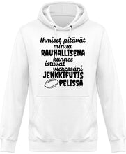 Load image into Gallery viewer, Rauhallisena kunnes jenkkifutis huppari unisex - FourFan
