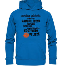 Lataa kuva Galleria-katseluun, Rauhallisena kunnes koripallo huppari - Basic Unisex Hoodie - FourFan
