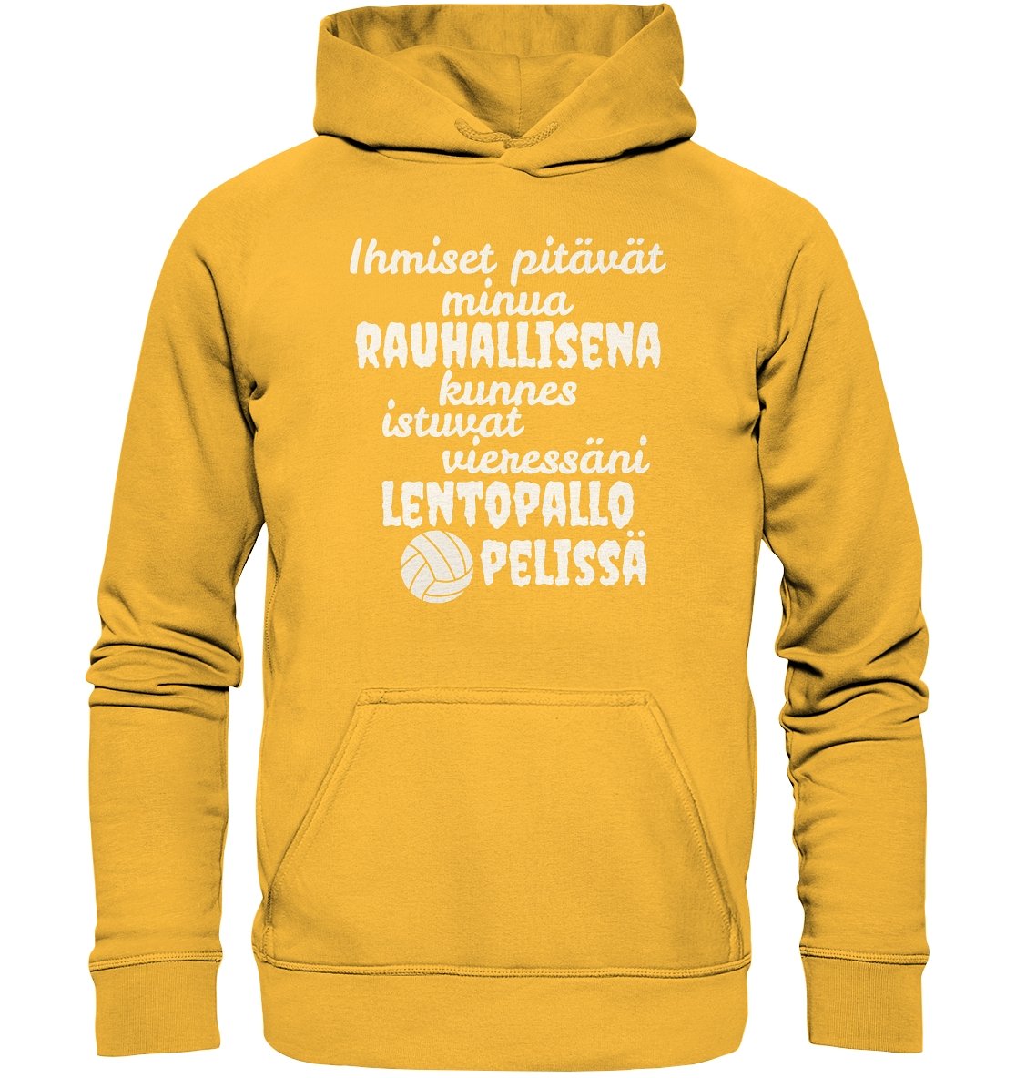 Rauhallisena kunnes lentopallo huppari unisex - FourFan
