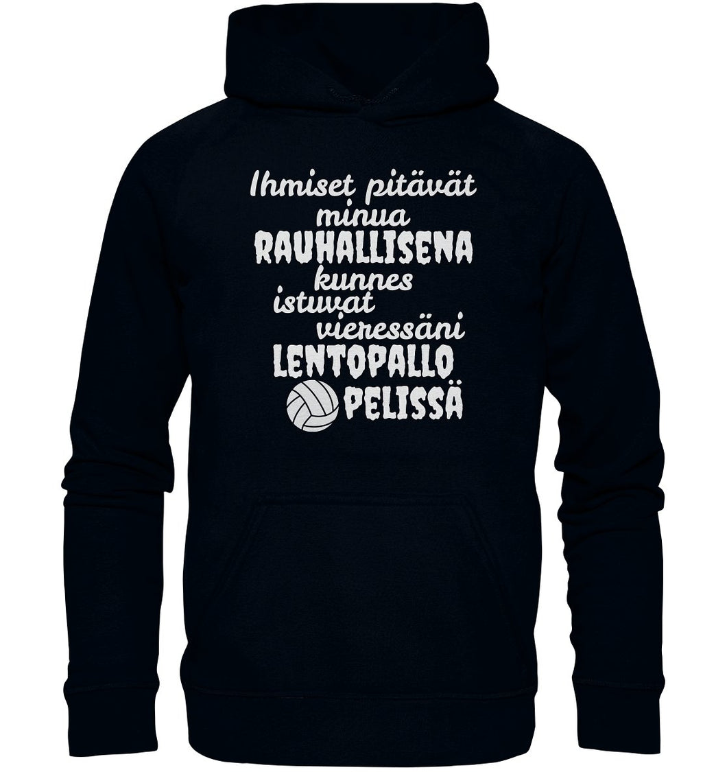 Rauhallisena kunnes lentopallo huppari unisex - FourFan