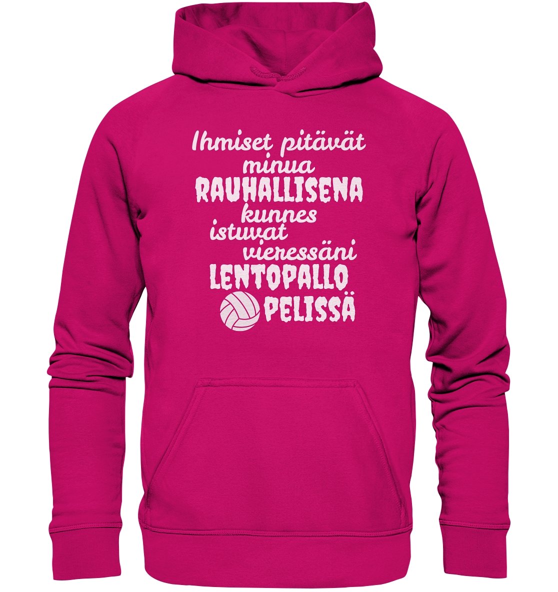 Rauhallisena kunnes lentopallo huppari unisex - FourFan