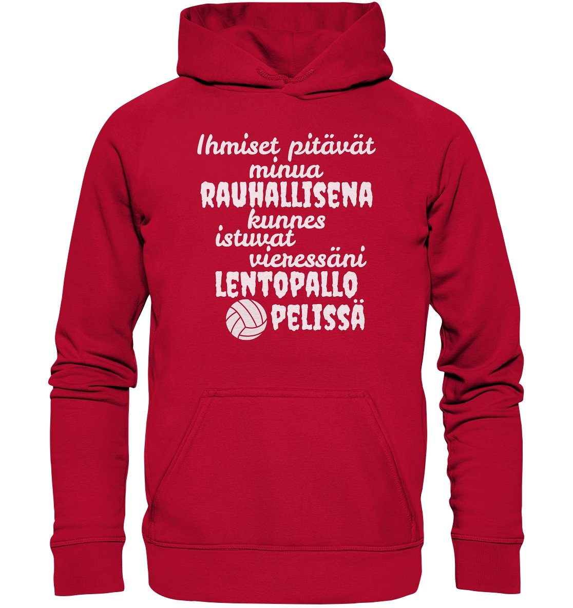 Rauhallisena kunnes lentopallo huppari unisex - FourFan