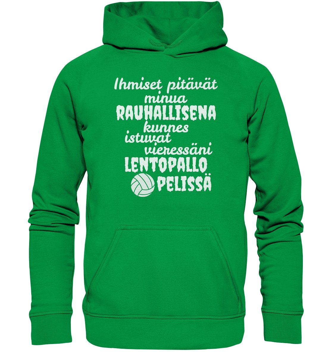 Rauhallisena kunnes lentopallo huppari unisex - FourFan