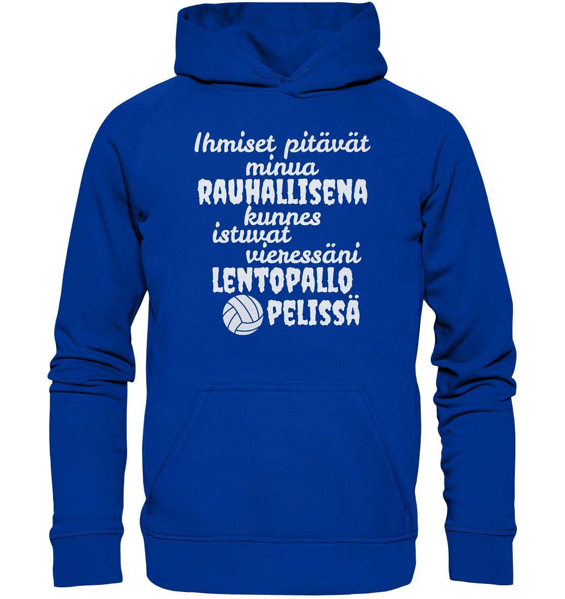 Rauhallisena kunnes lentopallo huppari unisex - FourFan