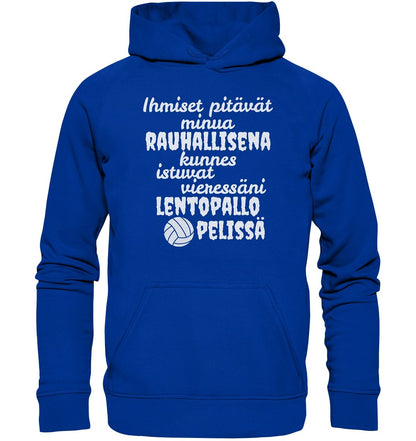 Rauhallisena kunnes lentopallo huppari unisex - FourFan