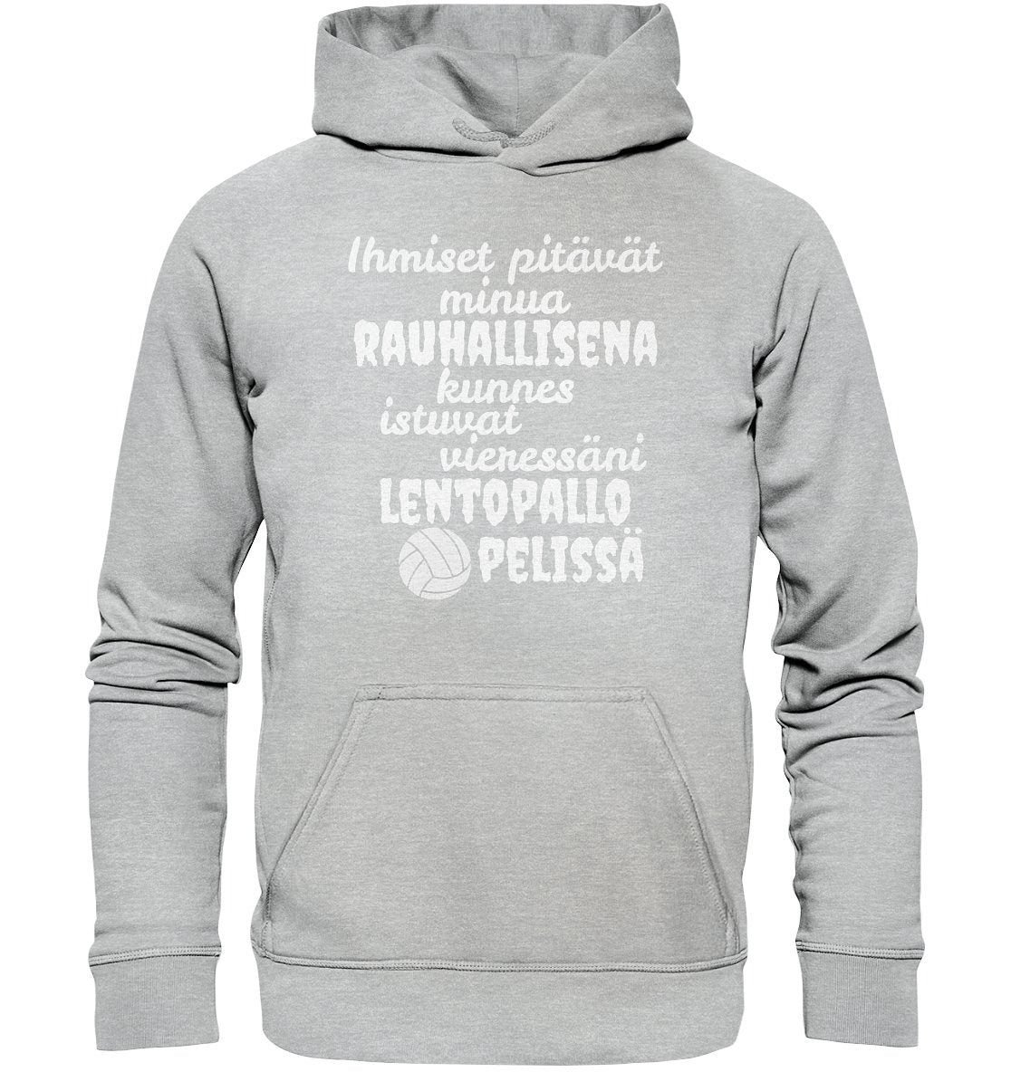 Rauhallisena kunnes lentopallo huppari unisex - FourFan
