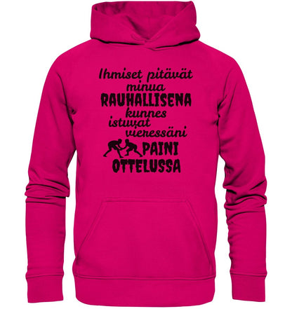 Rauhallisena kunnes paini huppari unisex - FourFan