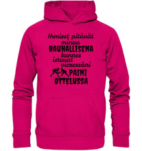 Load image into Gallery viewer, Rauhallisena kunnes paini huppari unisex - FourFan
