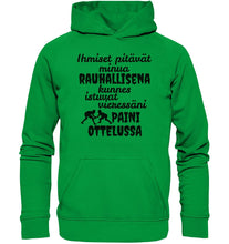 Load image into Gallery viewer, Rauhallisena kunnes paini huppari unisex - FourFan
