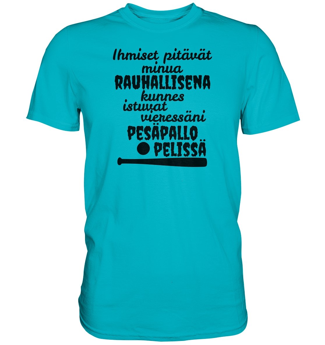 Rauhallisena kunnes pesäpallo t-paita - FourFan