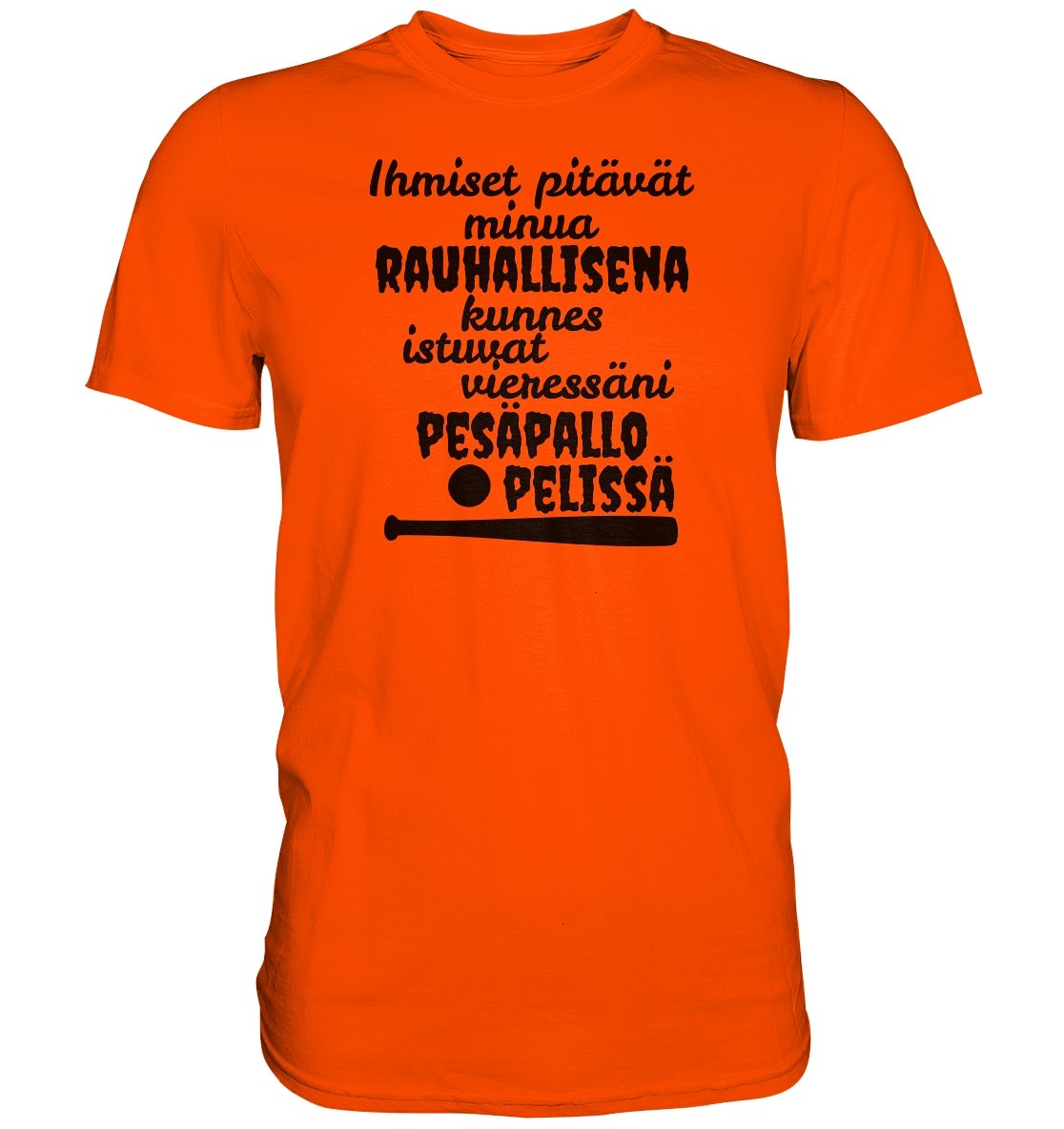 Rauhallisena kunnes pesäpallo t-paita - FourFan