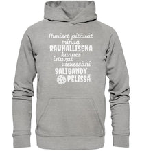 Load image into Gallery viewer, Rauhallisena kunnes säbämutsi huppari unisex - FourFan
