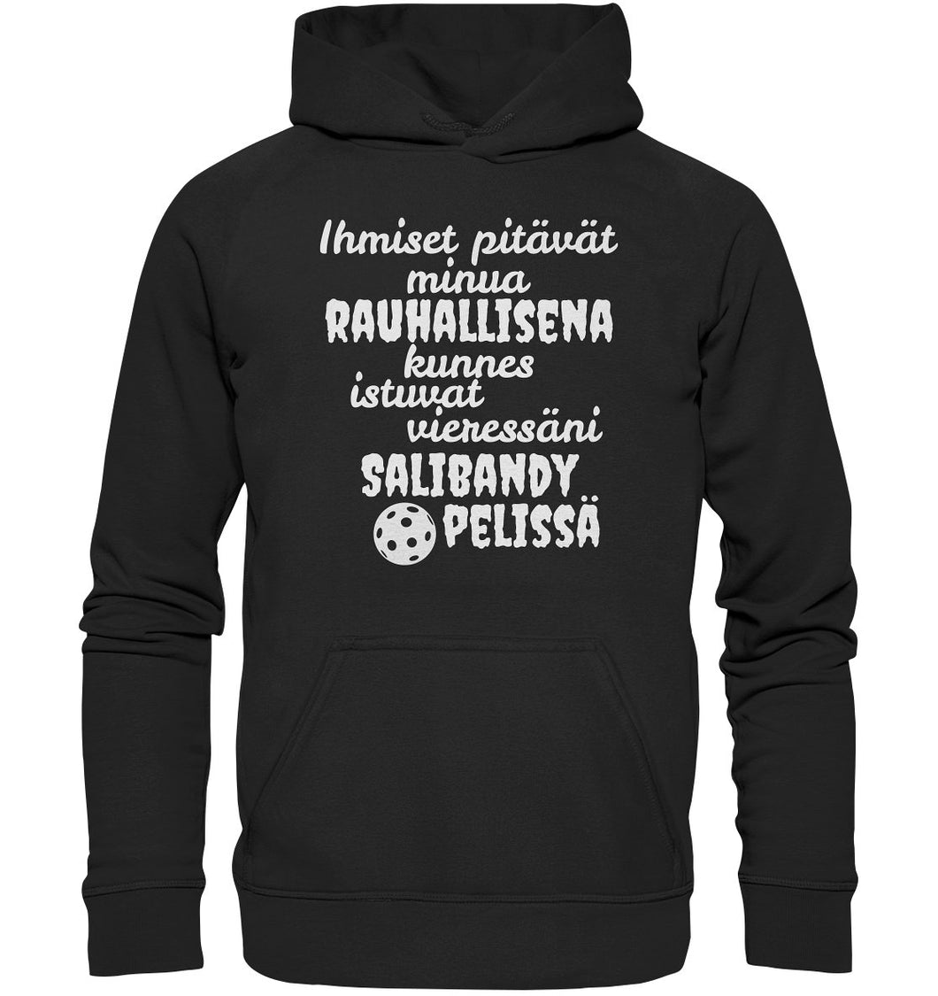 Rauhallisena kunnes salibandy huppari unisex - FourFan