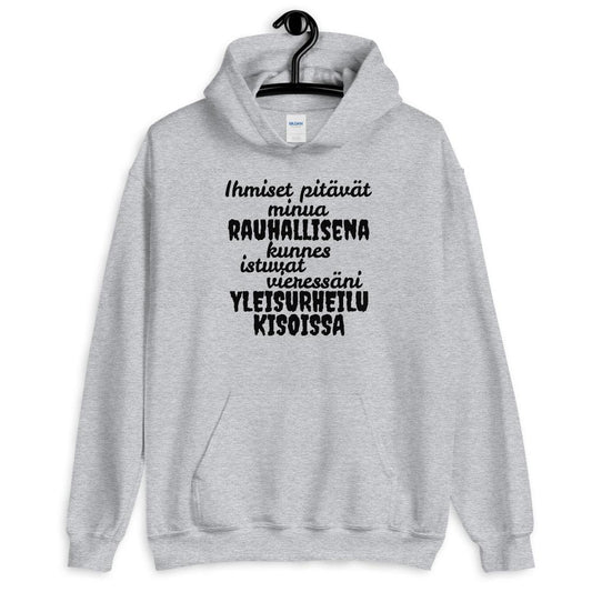 Rauhallisena kunnes yleisurheilu huppari unisex - FourFan