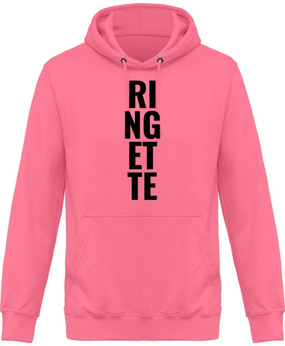 Ringette teksti huppari unisex - FourFan
