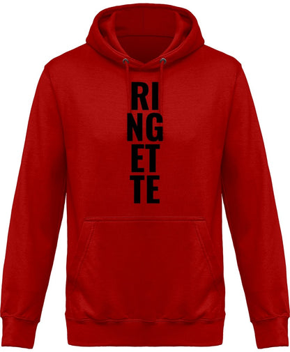 Ringette teksti huppari unisex - FourFan