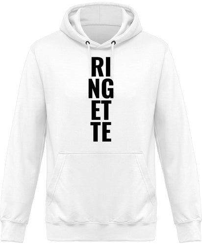 Ringette teksti huppari unisex - FourFan