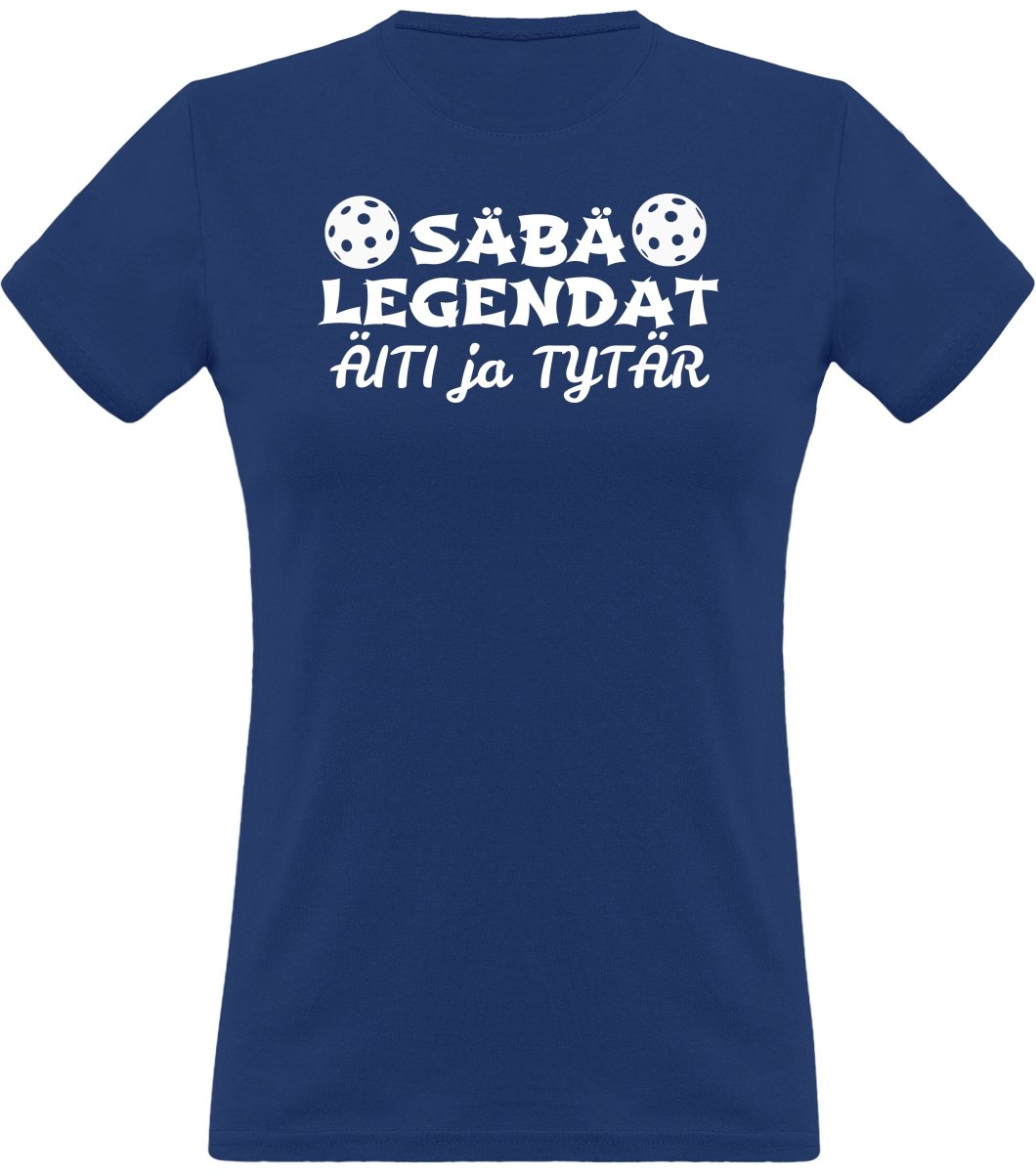 Säbälegendat äiti ja tytär klassinen naisten t-paita - FourFan