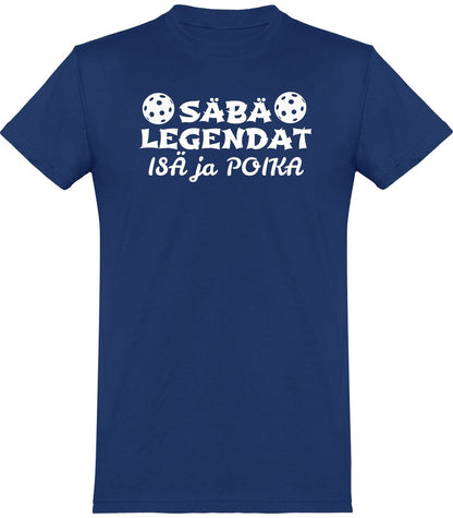Säbälegendat isä ja poika t-paita - FourFan