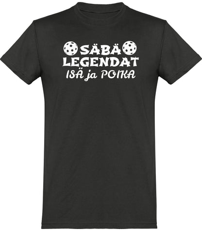 Säbälegendat isä ja poika t-paita - FourFan