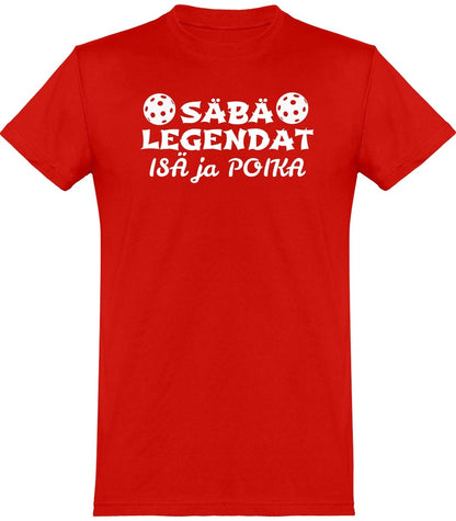 Säbälegendat isä ja poika t-paita - FourFan