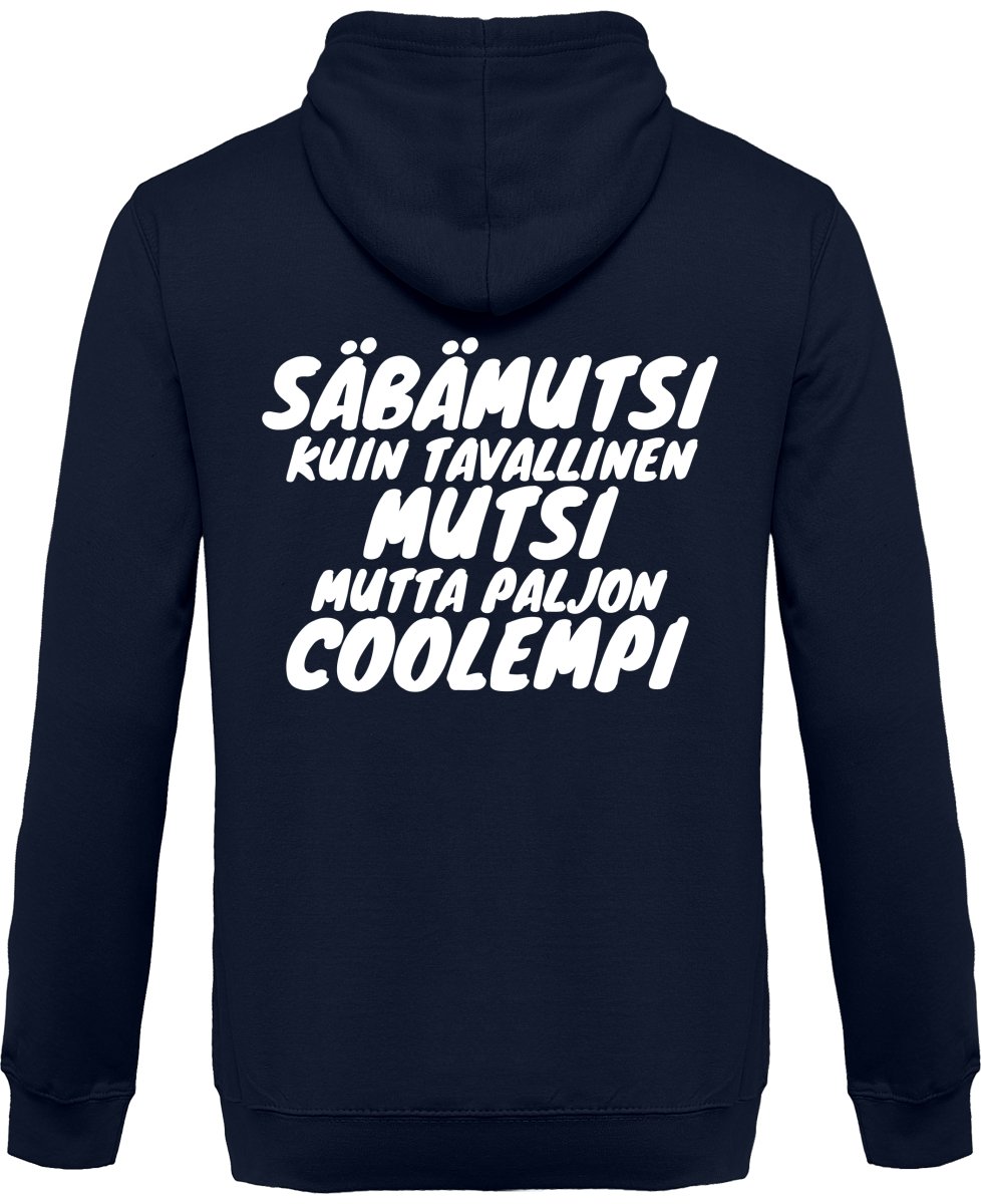 Säbämutsi coolempi vetoketjullinen huppari unisex - FourFan