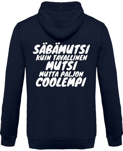 Säbämutsi coolempi vetoketjullinen huppari unisex - FourFan