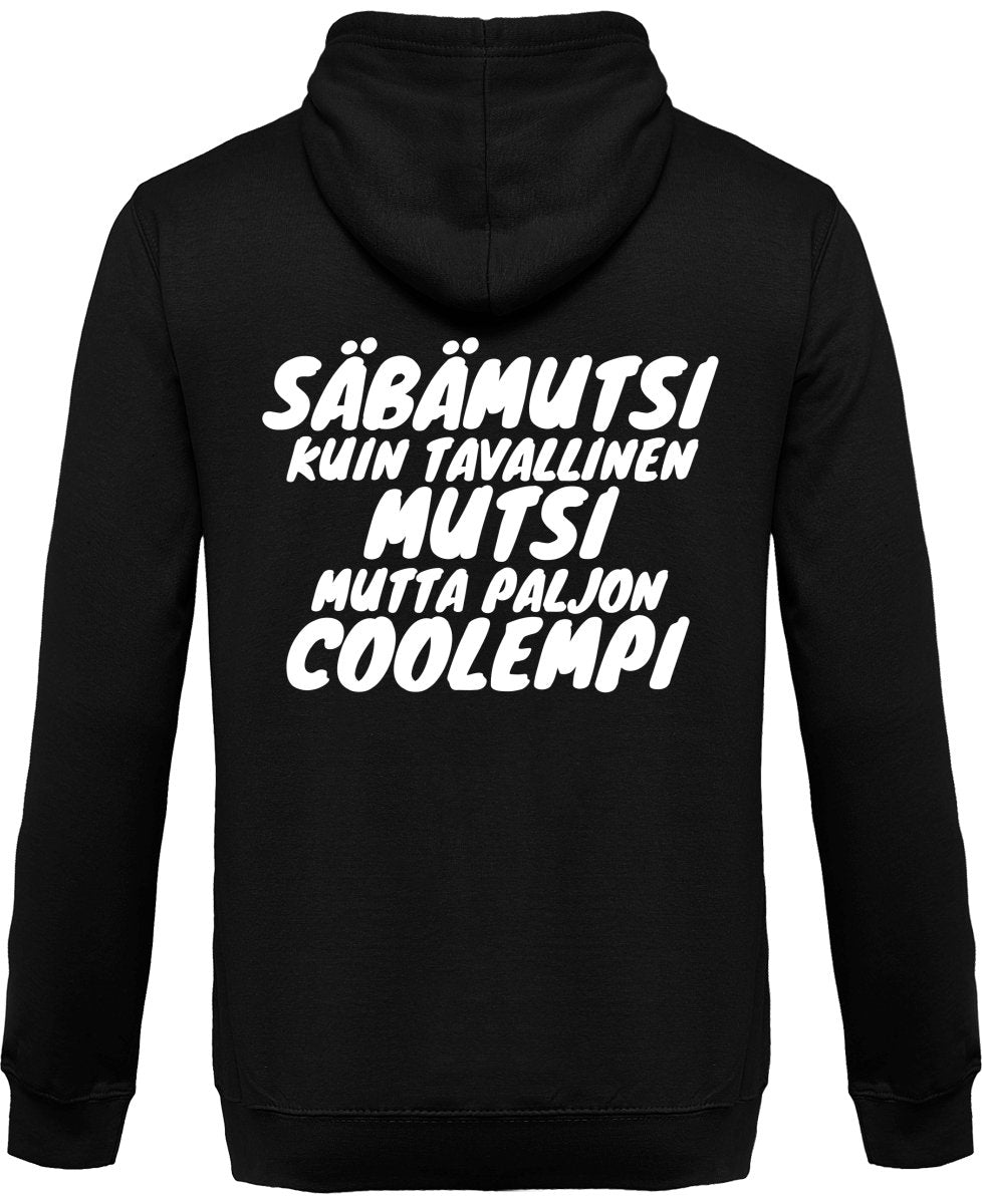 Säbämutsi coolempi vetoketjullinen huppari unisex - FourFan