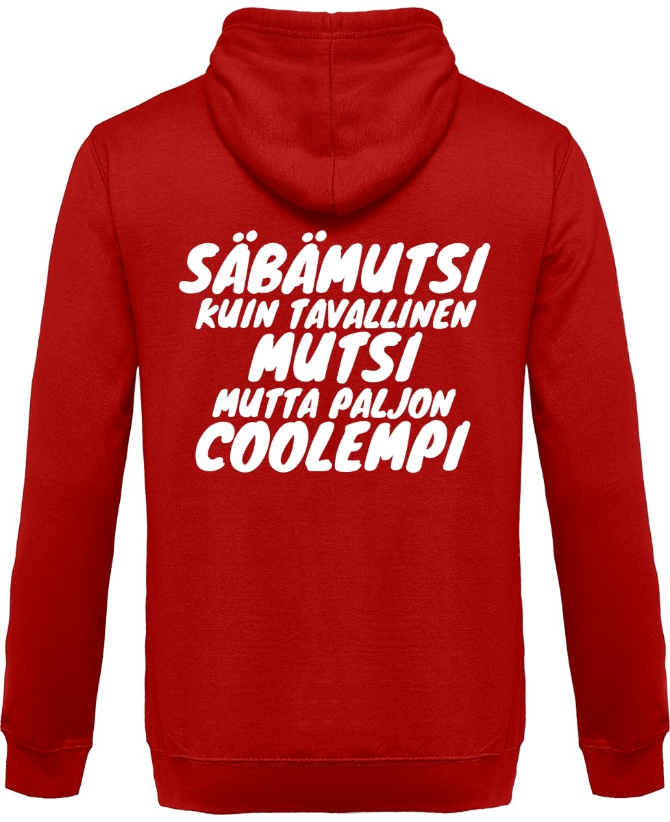 Säbämutsi coolempi vetoketjullinen huppari unisex - FourFan