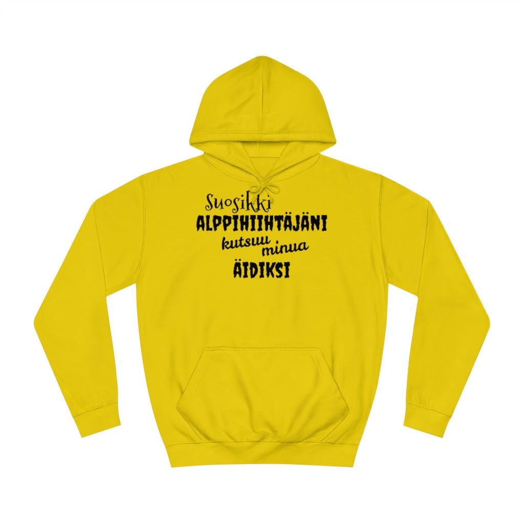 Suosikki alppihiihtäjäni äidiksi huppari unisex - FourFan