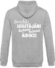 Load image into Gallery viewer, Suosikkihiihtäjä kutsuu äidiksi vetoketjullinen huppari unisex - FourFan
