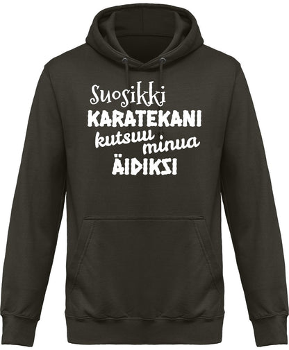 Suosikkikaratekani äidiksi huppari unisex - FourFan