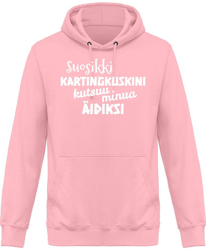 Suosikkikartingkuskini äidiksi huppari unisex - FourFan