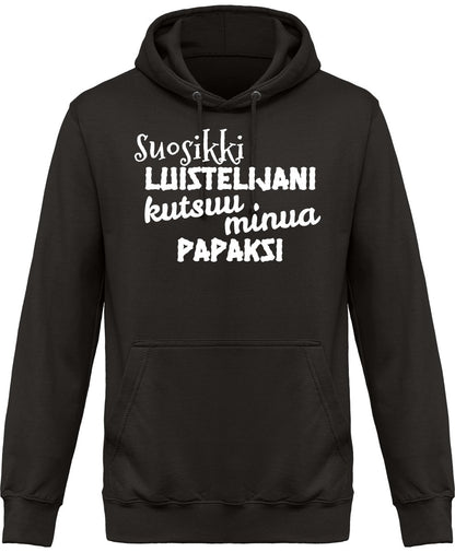 Suosikkiluistelijani kutsuu papaksi huppari - FourFan