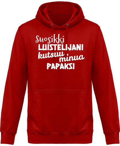 Suosikkiluistelijani kutsuu papaksi huppari - FourFan