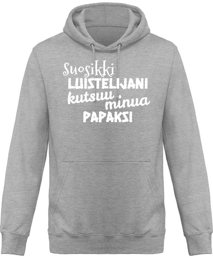 Suosikkiluistelijani kutsuu papaksi huppari - FourFan
