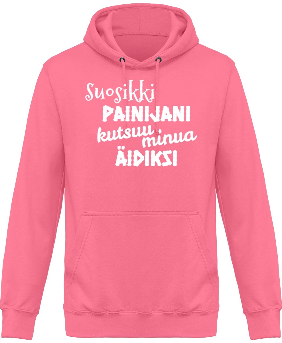 Suosikkipainijani kutsuu äidiksi huppari unisex - FourFan