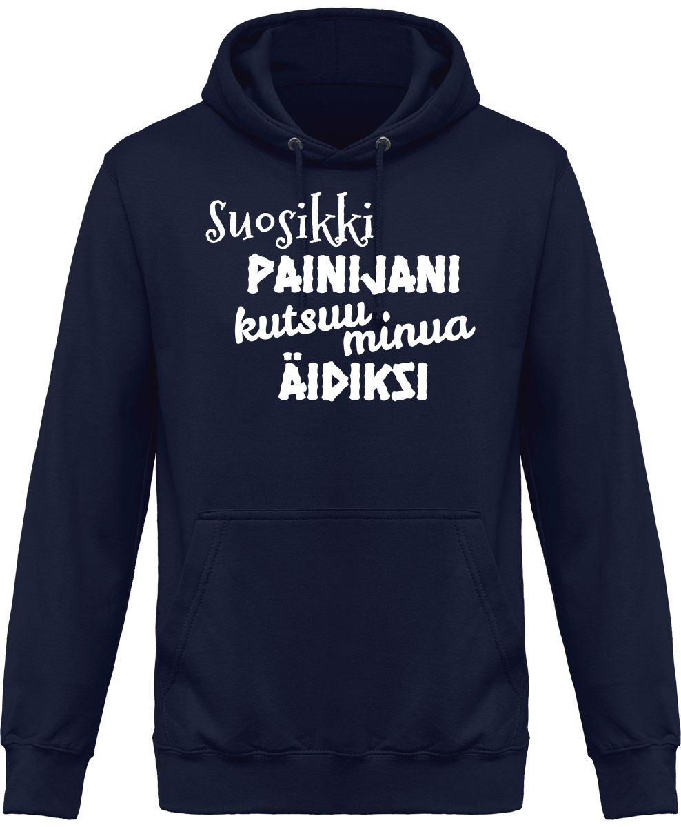 Suosikkipainijani kutsuu äidiksi huppari unisex - FourFan